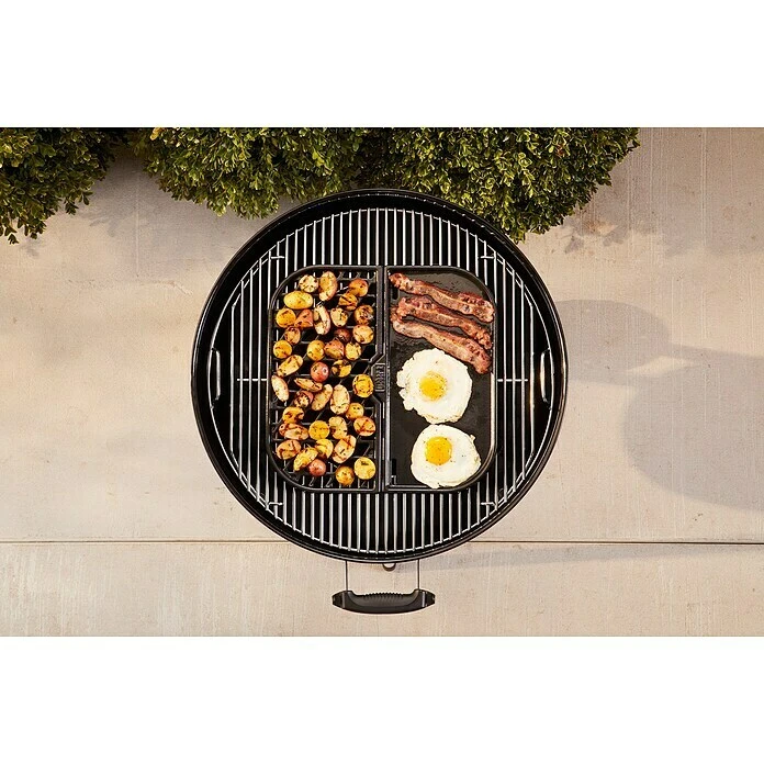 BAUHAUS Weber Grillplatte 2in1 36,3 X 35,8 X 2,9 Cm 3 BAUHAUS Weber Grillplatte 2in1 36,3 X 35,8 X 2,9 Cm – Bild 3