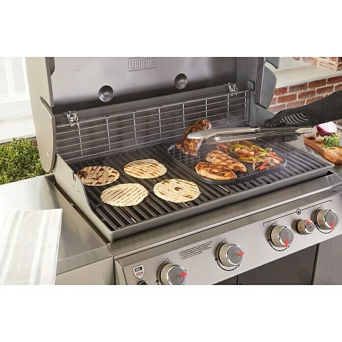 BAUHAUS Weber Grillplatte 2in1 36,3 X 35,8 X 2,9 Cm 4 BAUHAUS Weber Grillplatte 2in1 36,3 X 35,8 X 2,9 Cm – Bild 4