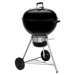 BAUHAUS Weber Kugelgrill Original Kettle E-5730 Schwarz/Silber, Hauptgrillfläche: Ø 54 Cm