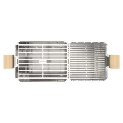 BAUHAUS Knister Holzkohlegrill Premium Silbergrau, Hauptgrillfläche: 22 X 28 -52 Cm -BAUHAUS sales 12 1330