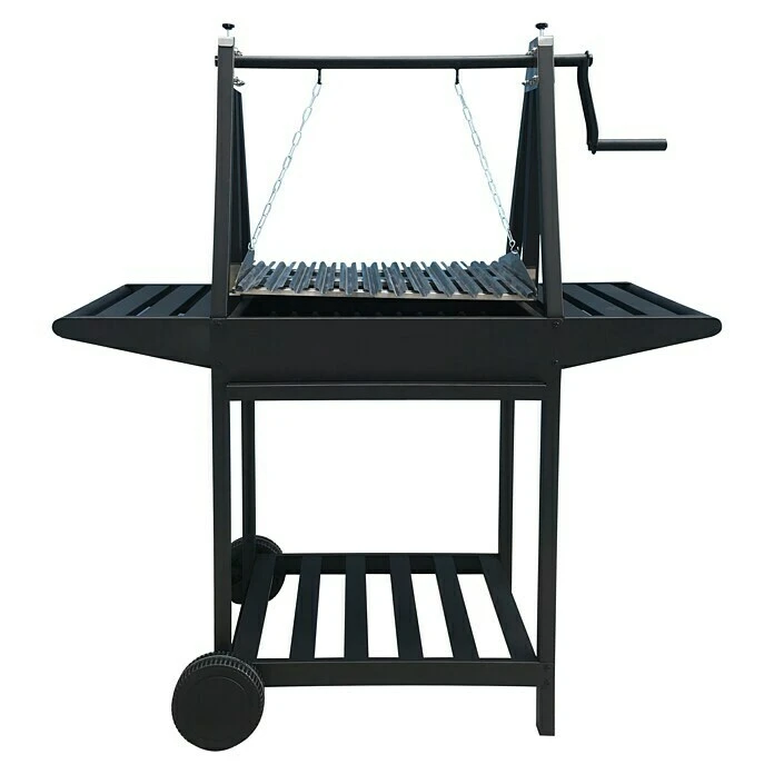 BAUHAUS Grillstar Grillwagen Idaho Schwarz, Hauptgrillfläche: 58,6 X 39,5 Cm 1 BAUHAUS Grillstar Grillwagen Idaho Schwarz, Hauptgrillfläche: 58,6 X 39,5 Cm