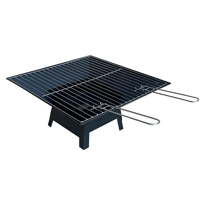 BAUHAUS Grillstar Holzkohlegrill Firebowl Schwarz, Hauptgrillfläche: 43 X 43 Cm, L X B X H: 45 X 45 X 34,5 Cm 3 BAUHAUS Grillstar Holzkohlegrill Firebowl Schwarz, Hauptgrillfläche: 43 X 43 Cm, L X B X H: 45 X 45 X 34,5 Cm – Bild 3