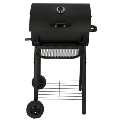 BAUHAUS Grillstar Holzkohlegrill Grilltonne L X B X H: 66 X 68 X 109 Cm, Schwarz, Hauptgrillfläche: 36,7 X 45 Cm -BAUHAUS sales 12 1501
