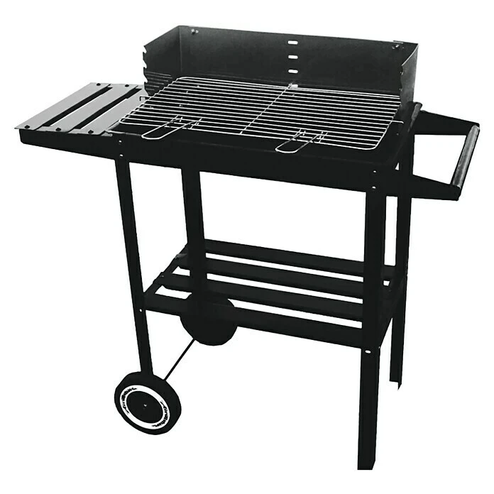BAUHAUS Grillstar Holzkohlegrill Nevada Schwarz, Hauptgrillfläche: 52 X 28,5 Cm 1 BAUHAUS Grillstar Holzkohlegrill Nevada Schwarz, Hauptgrillfläche: 52 X 28,5 Cm