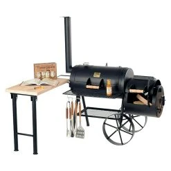 BAUHAUS Joe´s Barbeque Smoker Classic Mit Rollwagen, Grillfläche Garkammer: 74 X 39 Cm -BAUHAUS sales 12 1510