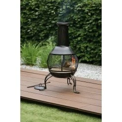 BAUHAUS RedFire Gartenkamin Sauda Ă X H: 38 X 90,5 Cm, Stahl