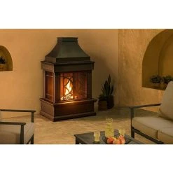 BAUHAUS Gartenkamin Slate 66 X 90 X 144 Cm, Stahl -BAUHAUS sales 12 1570