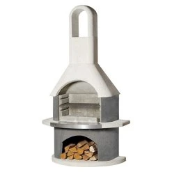 BAUHAUS Buschbeck Grillkamin Stockholm Hauptgrillfläche: 54 X 34 Cm