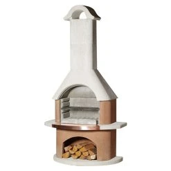 BAUHAUS Buschbeck Grillkamin Nizza Hauptgrillfläche: 54 X 34 Cm