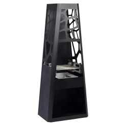 BAUHAUS Dobar Gartenkamin 57,5 X 38 X 148 Cm, Stahl, Pulverbeschichtet