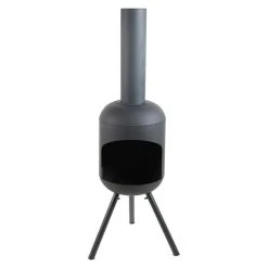 BAUHAUS RedFire Gartenkamin Fuego Ø X H: 40 X 148 Cm, Stahl