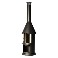 BAUHAUS Buschbeck Grillkamin Auckland Hauptgrillfläche: Ø 42,5 Cm, Edelstahl, Dunkelgrau -BAUHAUS sales 12 1619