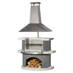 BAUHAUS Buschbeck Grillkamin Zürich Hauptgrillfläche: 54 X 34 Cm