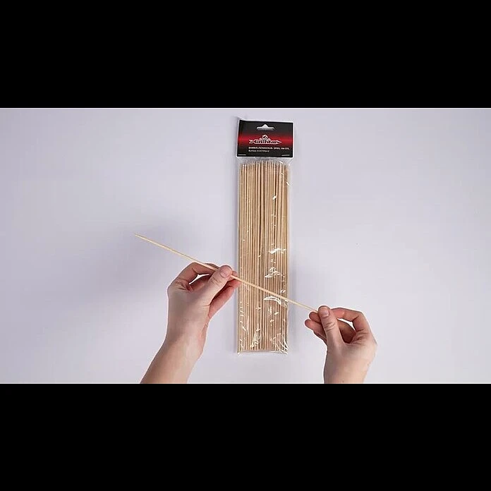 BAUHAUS Grillstar Bambusspieße 100 Stk., Bambus 2 BAUHAUS Grillstar Bambusspieße 100 Stk., Bambus – Bild 2