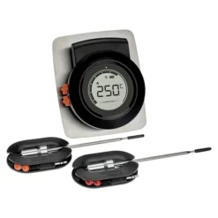 BAUHAUS TFA Dostmann Grill-Thermometer Smart Wireless Hyper BBQ Hintergrundbeleuchtung, 2 Messfühler