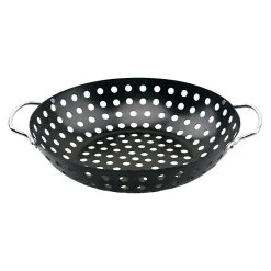 BAUHAUS Grillstar Gemüsewok Durchmesser: 28 Cm, Mit Löchern