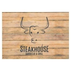 BAUHAUS Bodenschutzmatte L X B: 120 X 75 Cm, Steakhouse Planken