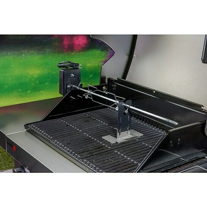 BAUHAUS Char-Broil Drehspieß Länge: 70 Cm, Netzbetrieben 2 BAUHAUS Char-Broil Drehspieß Länge: 70 Cm, Netzbetrieben – Bild 2