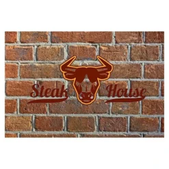 BAUHAUS Bodenschutzmatte L X B: 120 X 75 Cm, Steakhouse Stein