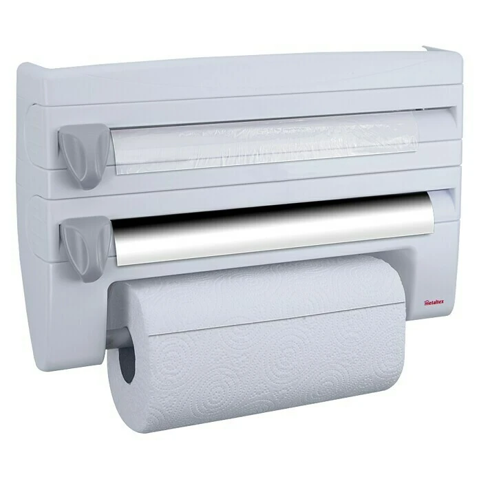 BAUHAUS Metaltex Küchenrollenhalterung Roll 'n' Roll Geeignet Für: Küchenrollen, Weiß 1 BAUHAUS Metaltex Küchenrollenhalterung Roll 'n' Roll Geeignet Für: Küchenrollen, Weiß