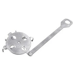 BAUHAUS Remundi Belüftungsschieber Edelstahl, Passend Für: Remundi Holzkohlegrill Zelos L